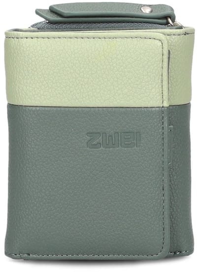 zwei Portemonnee Eva EVW15 Wallet Eucalyptus Donkergroen