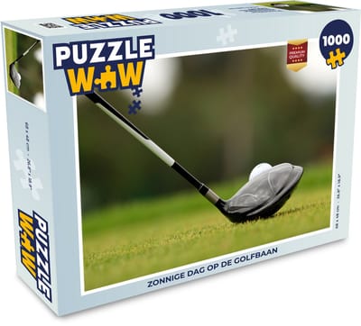 Puzzel Zonnige dag op de golfbaan - Legpuzzel - Puzzel 1000 stukjes volwassenen