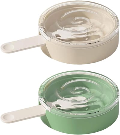 Ijsblokjesvorm - Ijsblokjesvorm Siliconen - Ijsvormpjes - Vaatwasmachinebestendig - Ideaal Voor Het Maken Van Ijsjes Thuis - Perfect Voor Zomerfeestjes, Familieprojecten In Het Weekend - Groen/Beige