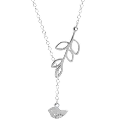 Lumici® | Whistling Bird Necklace - Fluitende Vogel Ketting - Vogels - Vliegen - Lucht - Vrijheid - Kalmte - Rust - Veren - Blad - Natuur - Buitenleven - Zomer - Lente - Cadeau Voor Vrouwen - Moederdag Cadeau - Valentijn - Liefde - Verrassing