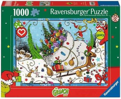 Ravensburger legpuzzel The Grinch 1000 stukjes film puzzel.