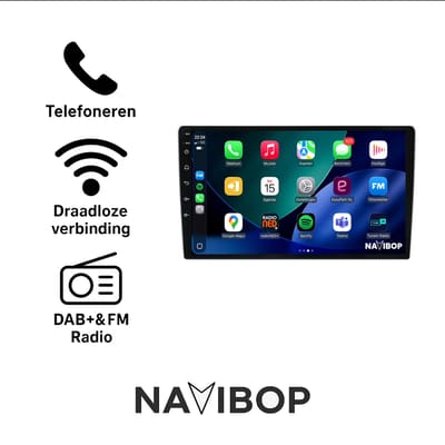 Geschikt voor Universeel ( t/m ) | 4+64GB 8-CORE | 9 inch Android 15.0 CarPlay autoradio | Draadloos CarPlay & Android Auto | Externe microfoon & Achteruitrijcamera (AHD) | Bluetooth & WiFi | NAVIBOP NB-5063 | Bouwjaar t/m