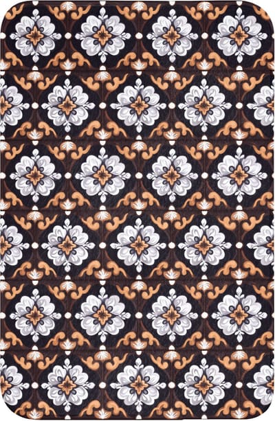 WC mat 40x60 cm - Antislip - traditioneel - Element - Kleurrijk - Toiletmat - Vloermat - Douchemat - Toilet tapijt - Toiletmatten