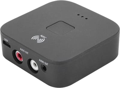 Draadloze 3.5mm Jack Aux Adapter voor Muziekontvangst, Verliesloze Geluidskwaliteit voor Thuis, Auto en Kantoor
