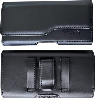 Ntech Riem Holster Hoesje - Luxe Universeel Telefoonhoesje Met Pasjeshouder