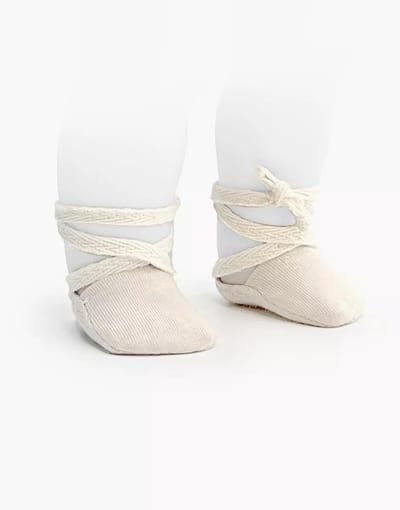 Minikane Poppenschoenen Balletslofjes Creme 34 cm