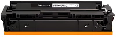 Toner geschikt voor HP 219X / W2190X (met chip) | 1x Zwart geschikt voor LaserJet Pro 3202 - 3202dn - 3202dw - 3202dwe - LaserJet Pro MFP 3302 - MFP 3302fdn - MFP 3302fdw - MFP 3302fdw - MFP 3302sdw - 219A - 219X