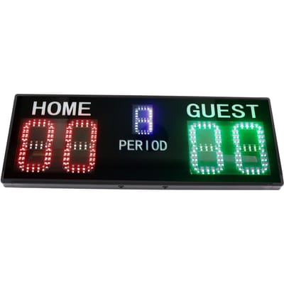 LED Elektronisch Scorebord 5 Cijfers Draagbaar Basketbal Digitaal Scorebord met Afstandsbediening