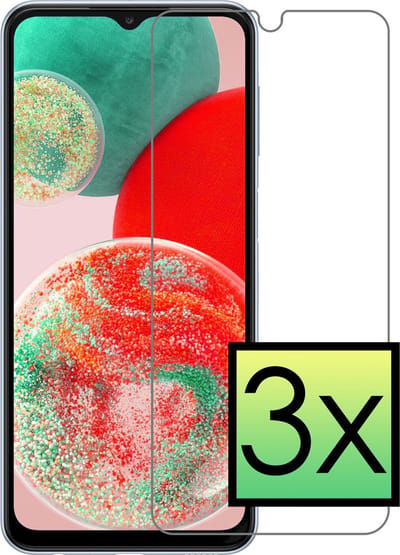 Screenprotector - 3 Stuks - Geschikt voor Samsung Galaxy A23 - Extra Sterk - Beschermglas - Gehard Glas - Tempered Glass - Screen Protector - Bescherm Cover