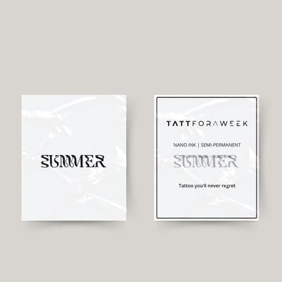 Tijdelijke tattoo summer | Neptattoo volwassenen | Tijdelijke tattoo voor volwassenen | Temporary tattoo | Plaktattoos voor volwassenen | Neptattoos | Probeer zorgeloos een tattoo | tattforaweek