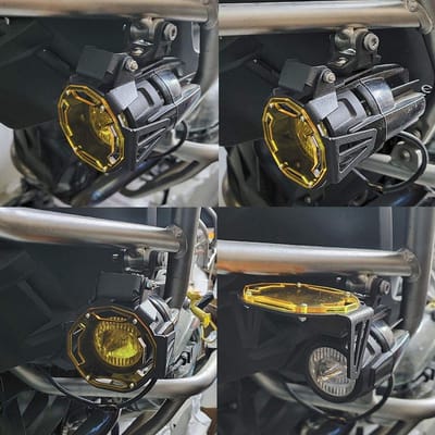 Beschermhoes voor mistlampen, LED lamp bescherming, geschikt voor R1200GS en R1250GS Adventure, geel