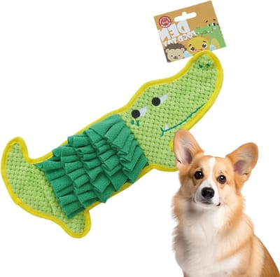 Snuffelmat voor hond, interactieve snuffelmat voor huisdieren, traktatiedispenser, speelgoed voor honden, boeiend mentaal stimulerend speelgoed voor kleine, middelgrote, grote puppy's, (1 stuk