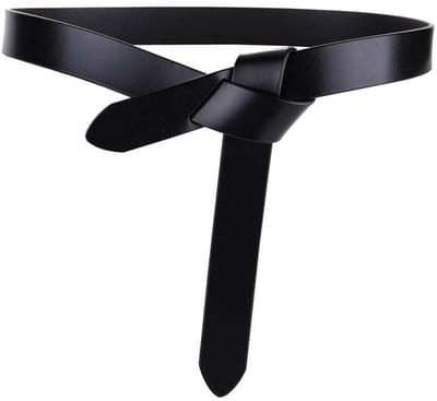 Dailygoods- Damesriem Geknoopt - Rundleer - Elastisch - Tailleband - Retro - Elegante Ontwerp
