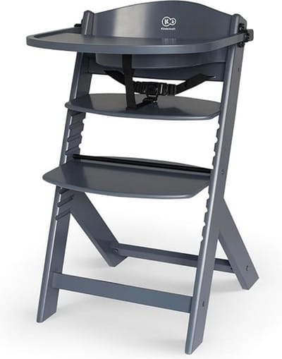 Thuys - Babystoel voor aan Tafel - Baby Eetstoel - 3 in 1 Kinderstoel Baby - Tot 10 Jaar - Meegroei - Duurzaam - Grijs