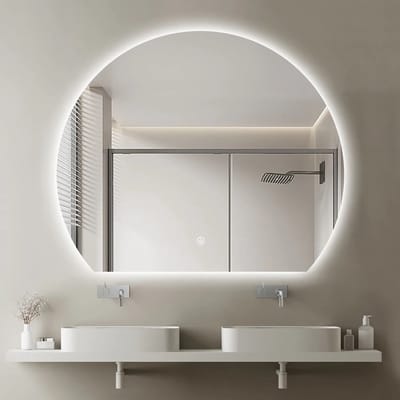FENOMÉ Lisa ronde spiegel 120cm met LED verlichting incl. spiegelverwarming en touch schakelaar