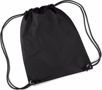Scoby - Gymtas - Sporttas voor Kinderen - Drawstring Bag - Festivals, School, en Sport - 12L - Zwart - One Size