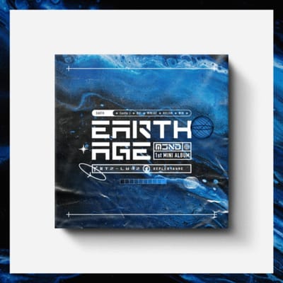MCND [EARTH AGE] 1e Mini-album Random Ver,No poster blue