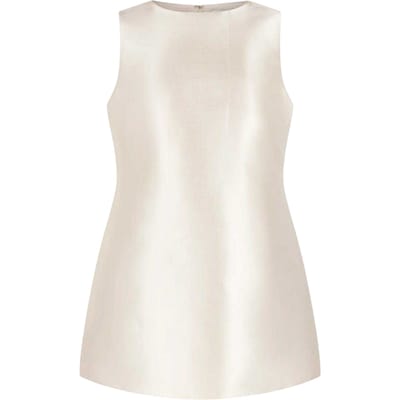 Odd Muse Dames De Ultieme Satijnen Mouwloze Shiftjurk (Roze Blush)