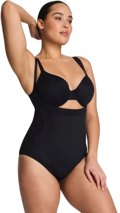 SPANXsculpt GoFigure Open Bust Bodysuit - Maat S - Kleur Zwart