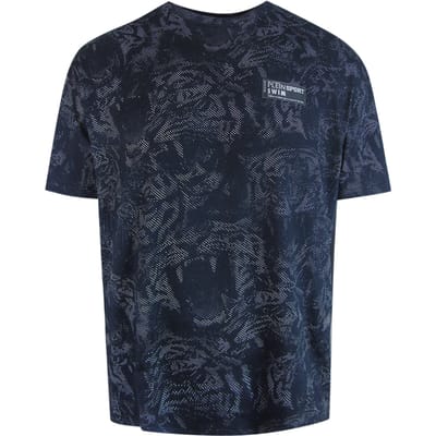 Korte Mouwen T-shirt in Zwart