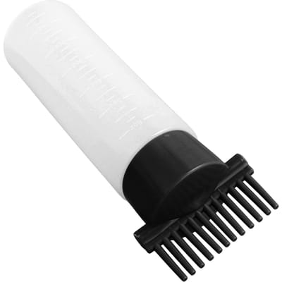 5 Stuks Wortelkam Applicator Fles met Schaal Olie Applicator voor Haarverf Haarolie Fles voor zwart