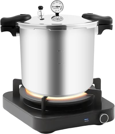 Snelkookpan - Drukkoker - Snel Koken - Explosiebestendig Ontwerp - 22 Liter - Zilver