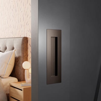 Schuifdeurkom - Dark Brons Kleur - RVS - GPF - Dark Blend 180x60 mm GPF0715.A1D