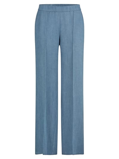 Wide Fit-broek Van Peter Hahn denim