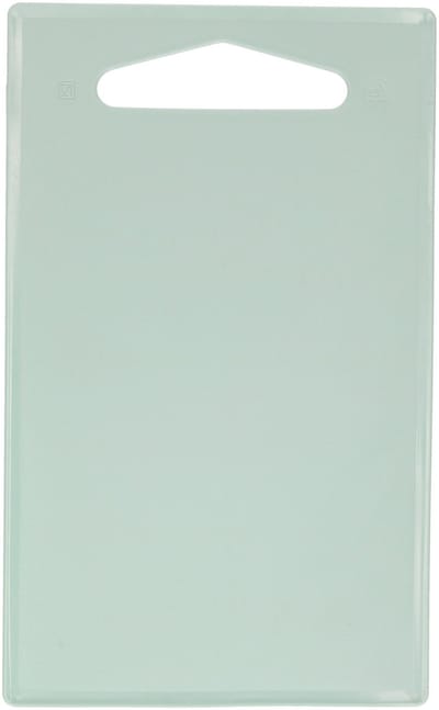 Plasticforte Keuken snijplank - kunststof - groen - 27 x 16 cm - voor groente-fruit-vlees