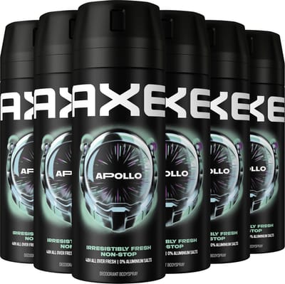 AXE - Deodorant Bodyspray - Apollo - 6 x 150 ml - Voordeelverpakking