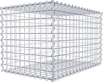 Draadmand Stenen - Vulbare Mand - Tuin Vormgeving - Galvanisch Verzinkt - 80x50x50cm