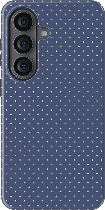 Micro Dots Tough Hoesje Samsung Galaxy S26 | Geschikt Voor Mag | Stippen Motief Backcover Samsung Galaxy S26 Indigo Spark