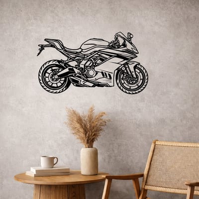 CFMOTO 675SR-R Wanddecoratie Hout – Motor Wanddecoratie – Cadeau voor Motorliefhebber – Garage Decoratie – 35 cm – BR2Laser