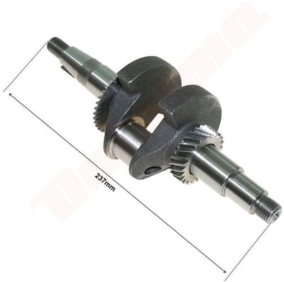Krukas passend op HONDA GX160 THREAD L237mm ( 13310-ZE1-000 )