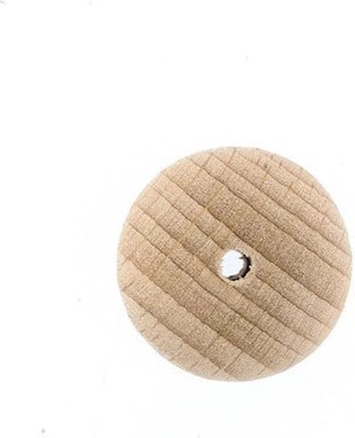 0856-255 Houten kralen natuur 25 mm gat 5 mm