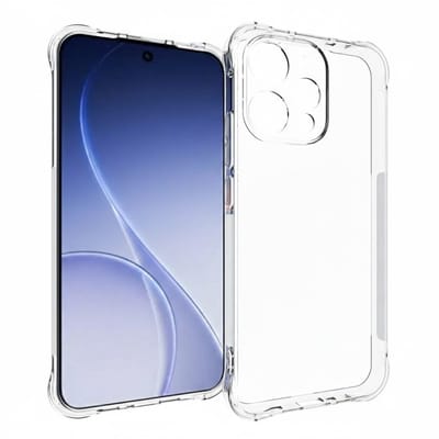 Hoesje Geschikt voor Oppo Reno15 5G - Transparant - Casemania Anti-shock Back Cover - Extra Stevig Val en Stootbescherming