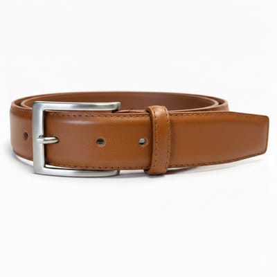 Safekeepers Leren Broekriem Heren - Riem Dames - Echt Leer - Nikkelvrije Gesp - Cognac - maat 95/110 cm