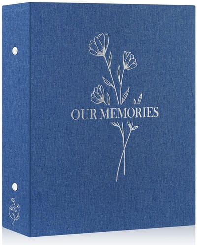 Dailygoods- Fotoalbum 10x15 cm - Geschikt voor 400 Foto's - Insteekalbum - Luxe Linnen Omslag - Waterdicht/Zuurvrij - 50 Bladen/100 Pagina's - Herinneringsalbum