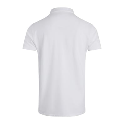 Weird Fish Heren Miles Pique Organic Poloshirt (Wit)
