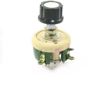 Keramische Potentiometer - Variabele Weerstand - Elektronica Reparatie - Draadgewonden Constructie - 25W 5R - Zilver