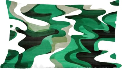 Sierkussens - Kussentjes Woonkamer - 60x40 cm - Abstract - Camouflage - Groen