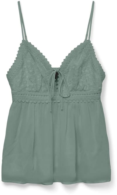 VERO MODA - VMDINA DETAIL SINGLET WVN EXP GA SB2 - Dames - Blouses