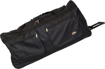Reistas met wielen - XXL trolley - 160 liter - zwart