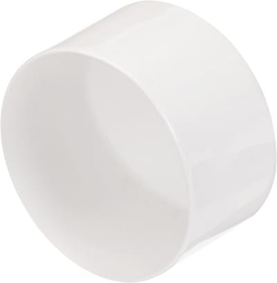 4x Ronde Rubberen Eindkappen 65 mm Binnendiameter voor Poten en Buizen Wit