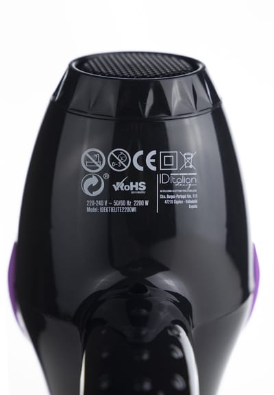 ITALIAN DESIGN ELECTRICAL ITEMS HAARDROGER 2200W ION ELITE (NIEUW)