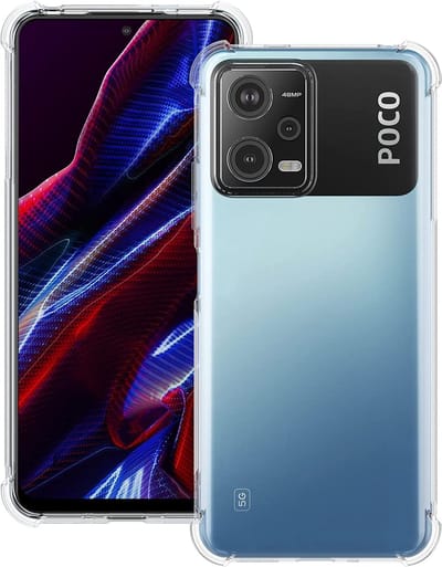 Hoesje voor Xiaomi Poco X5 5G backcover Shockproof siliconen Transparant