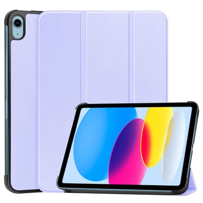 imoshion Tablet Hoes - Geschikt voor Apple iPad 11 2025 A16 / iPad 10e generatie (2022) 10.9 inch - Trifold Bookcase - Paars