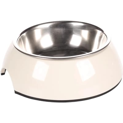 Ronde voer- en waterbak voor honden Flamingo Royal