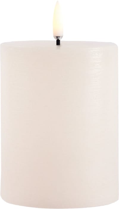 Uyuni Led Rustieke Kaars Vanille - 7,8x10cm