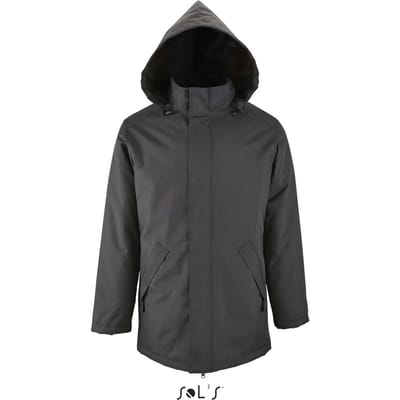 SOL'S Unisex Jacket With Padded Lining Robyn L02109 - Charcoal Grey (Solid) - 3XL